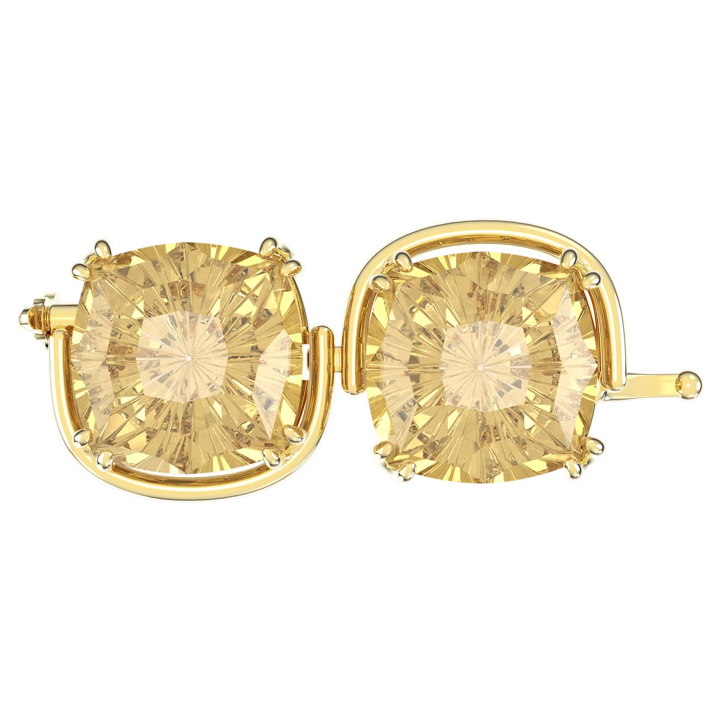 Harmonia extender Cushion cut, Gold tone, 18K gold finish