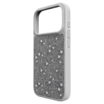 High smartphone case Flat Back crystals, iPhone® 17 Pro, Silver Tone - Image 4