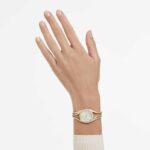 Hyperbola bangle watch Swiss Made, Metal bracelet, Gold tone, Gold-tone finish - Image 2
