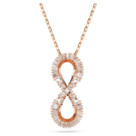 Hyperbola pendant Infinity, White, 18K rose gold finish - Image 6