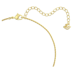 Hyperbola pendant Intertwined circles, White, 18K gold finish - Image 3