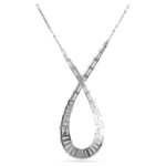 Hyperbola pendant Mixed cuts, Infinity, White, Rhodium plated - Image 5