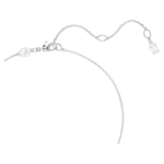 Hyperbola pendant Mixed cuts, Twist, White, Rhodium plated - Image 4
