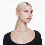 Idyllia Lilia Y necklace Butterfly, White, Rhodium plated - Image 5