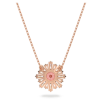 Idyllia pendant Mixed cuts, Sun, Pink, 18K rose gold finish - Image 6