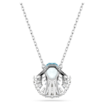 Idyllia pendant Shell, Blue, Rhodium plated - Image 5