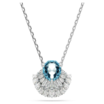 Idyllia pendant Shell, Blue, Rhodium plated - Image 7