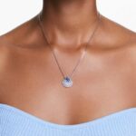 Idyllia pendant Shell, Blue, Rhodium plated - Image 2