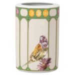 Idyllia vase Porcelain, Crystal print motif, cockatoo, Small, Multicoloured - Image 2