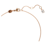 Idyllia Y pendant Crystal pearl, Shell, White, 18K rose gold finish - Image 4