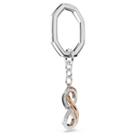 Key ring Infinity, White, Mixed metal finish - Image 3