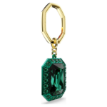 Key ring Octagon cut, Green, Mixed metal finish - Image 4