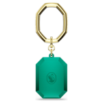Key ring Octagon cut, Green, Mixed metal finish - Image 5