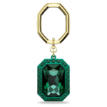 Key ring Octagon cut, Green, Mixed metal finish - Image 6