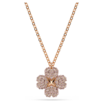 Latisha pendant Flower, Pink, 18K rose gold finish - Image 7