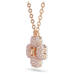 Latisha pendant Flower, Pink, 18K rose gold finish - Image 4
