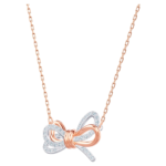 Lifelong Bow pendant Bow, White, Mixed metal finish - Image 4