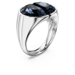 Lucent cocktail ring Grey, Rhodium plated - Image 3