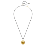 Lucent pendant Octagon shape, Yellow, 18K gold finish - Image 3