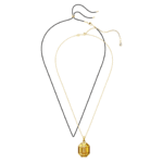 Lucent pendant Octagon shape, Yellow, 18K gold finish - Image 6