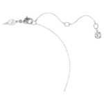 Luna pendant Moon, White, Rhodium plated - Image 5