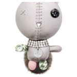 Mathilde bag charm Rabbit, Grey, Stainless steel - Image 4