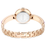 Matrix bangle watch Swiss Made, Crystal bracelet, Purple, Champagne gold-tone finish - Image 4