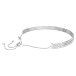 Matrix choker Round cut, White, Rhodium plated - Image 5