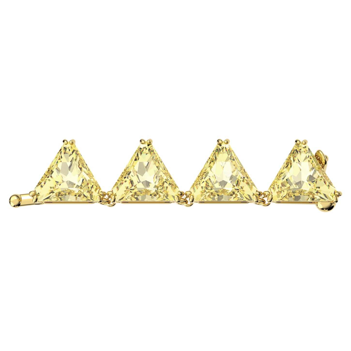 Matrix extender Triangle cut, Yellow, 18K gold finish