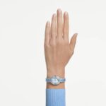 Matrix octagon watch Baguette cut, Metal bracelet, Blue, Stainless steel - Image 2