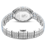 Matrix octagon watch Baguette cut, Metal bracelet, Blue, Stainless steel - Image 4