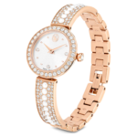 Matrix pearl bangle bangle watch Swiss Made, Crystal bracelet, Rose gold-tone finish - Image 3