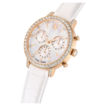 Matrix tennis chrono watch Swiss Made, Leather strap, Rose gold tone, Rose gold-tone finish - Image 5