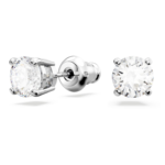 Matrix Tennis set Round cut, White, Rhodium plated - Image 5