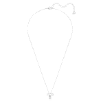 Mesmera pendant Mixed cuts, Cluster, White, Rhodium plated - Image 3