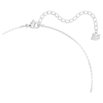 Mesmera pendant Mixed cuts, Cluster, White, Rhodium plated - Image 4