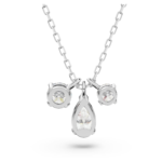 Mesmera pendant Mixed cuts, Cluster, White, Rhodium plated - Image 5