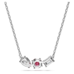 Mesmera pendant Mixed cuts, Pink, Rhodium plated - Image 5