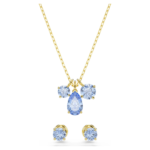Mesmera set Set (2), Mixed cuts, Blue, 18K gold finish - Image 8
