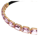 Millenia choker Octagon cut, Purple, 18K gold finish - Image 3