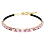 Millenia choker Octagon cut, Purple, 18K gold finish - Image 8