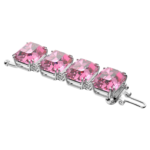 Millenia extender Octagon cut, Pink, Rhodium plated - Image 2
