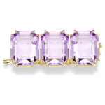 Millenia extender Octagon cut, Purple, 18K gold finish