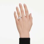Octagon bezel ring Lab-grown diamonds 2.0 ct tw, Octagon shape, 18K white gold - Image 2