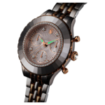 Octea chrono watch Swiss Made, Metal bracelet, Rose gold tone, Mixed metal finish - Image 3
