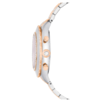 Octea chrono watch Swiss Made, Metal bracelet, Rose gold tone, Mixed metal finish - Image 6