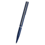 Shimmer ballpoint pen Blue, Blue lacquered, chrome plated - Image 5