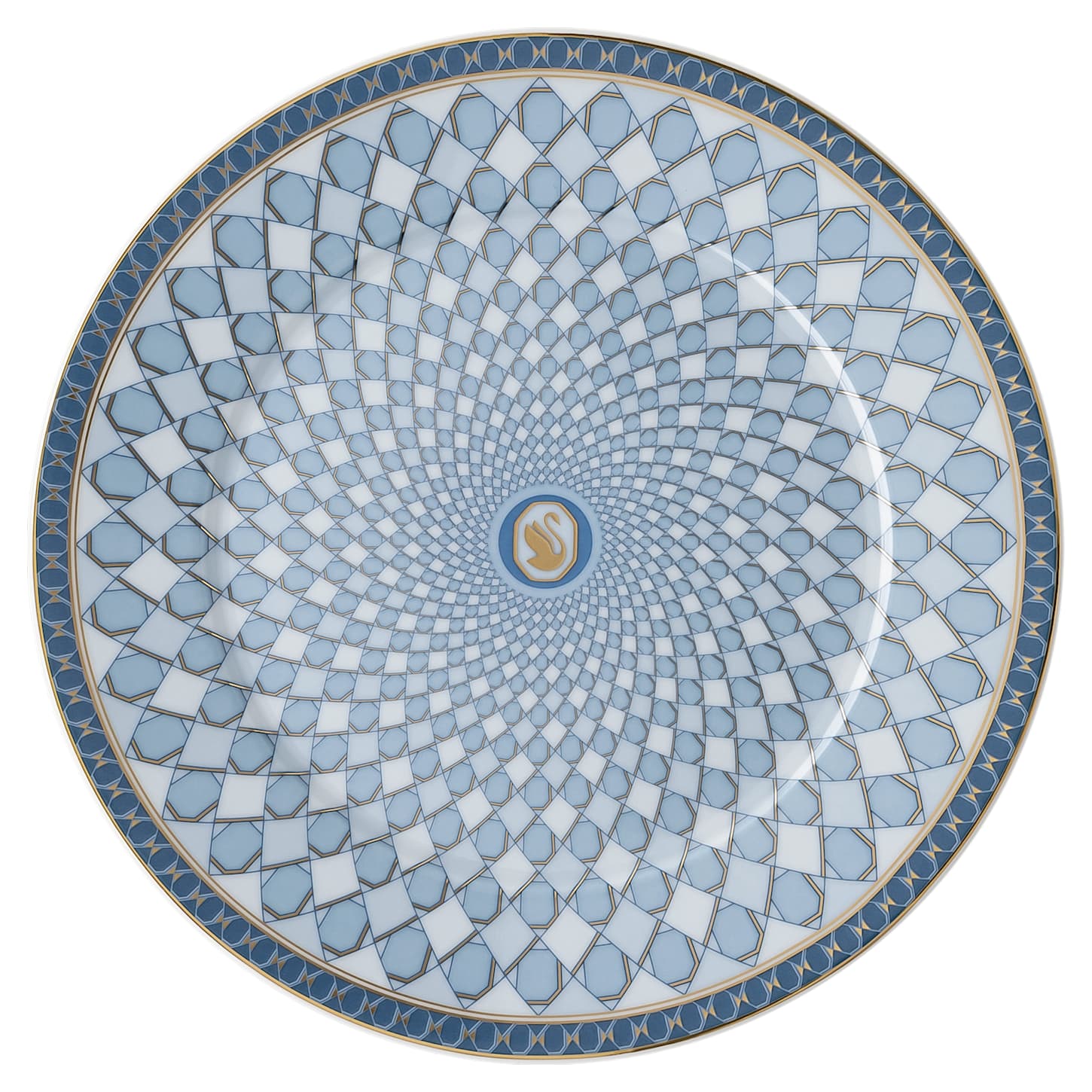 Signum bread plate Porcelain, Blue