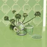 Signum plate Porcelain, Small, Green - Image 2