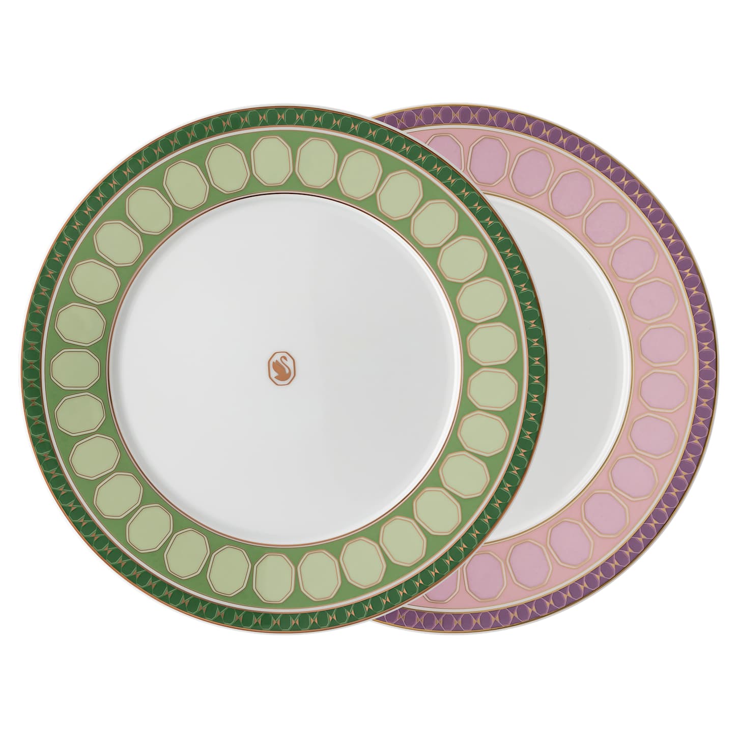 Signum plate set Porcelain, Medium, Multicoloured
